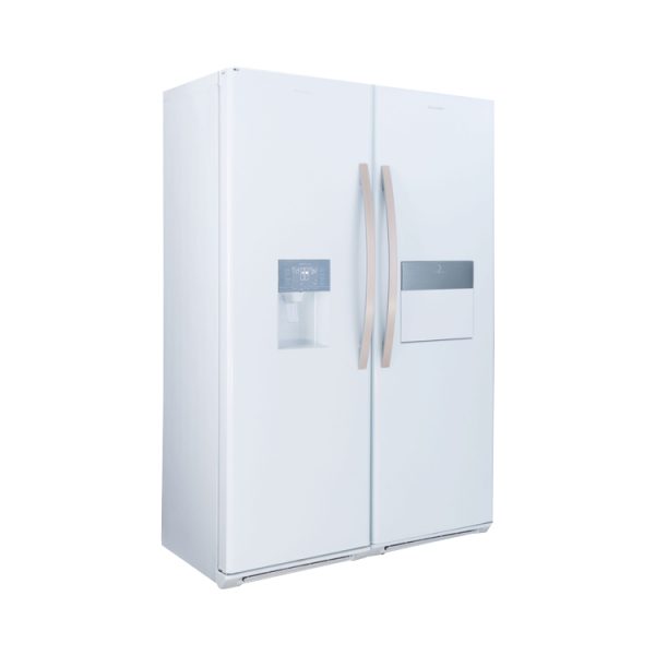 یخچال فریزر دوقلو هیمالیا مدل پاناروما پلاس r600 سفید چرمی